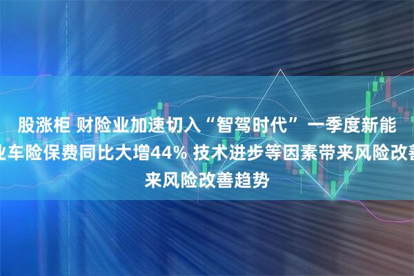 股涨柜 财险业加速切入“智驾时代” 一季度新能源商业车险保费同比大增44% 技术进步等因素带来风险改善趋势