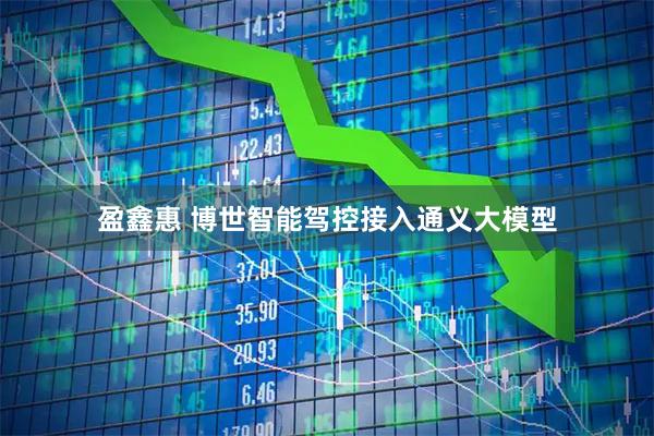 盈鑫惠 博世智能驾控接入通义大模型